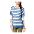 thumbnail image 2 of Suéter American Living Cuello de barco a rayas para mujer azul XX-Large, 2 of 2