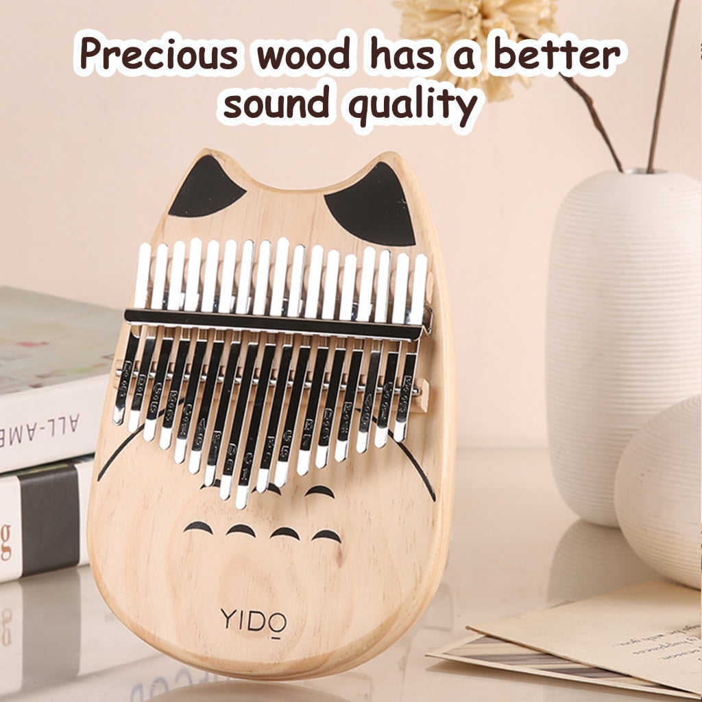 17 Keys Wood Kalimba Mini Finger Piano Music Gifts for Kids Adults Beginners
