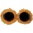 thumbnail image 2 of Forum Novelties Club Candy Fur Goggles Costume Eyewear Adult: Orange One Size Unisex, 2 of 2