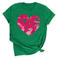 thumbnail image 2 of LSLJS T-shirt Imprimé Amoureux pour Femmes, Col Rond, Manches Courtes, Cadeaux pour Femmes, 2 of 4