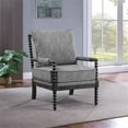 thumbnail image 2 of Eliza Spindle Chair in Graphite Black Fabric, 2 of 9