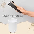 thumbnail image 5 of Bamboo-Based White Padang Vanity Bathroom Tumbler Cup - Ideal as Toothbrush Holder - 10 fl oz Capacity, 5 of 7