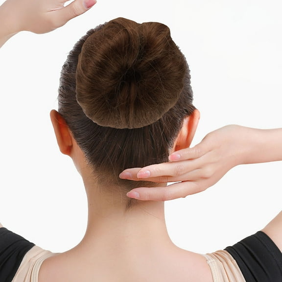 Minkissy 5Pcs Donut Hair Bun Shaper Set for Women and Girls, Easy Bun Maker for Weddings, Dance, and Everyday Styling