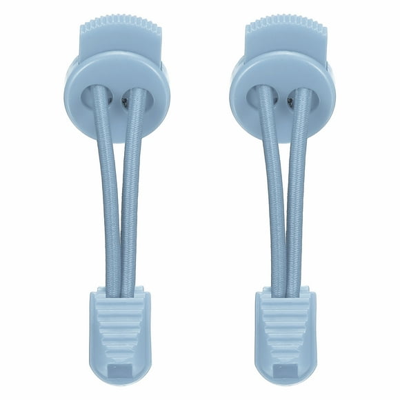 Uxcell Elastic Shoe Laces, No Tie Shoelaces for Adults Light Blue