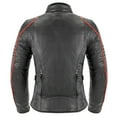 thumbnail image 2 of Joe Rocket Lira Jacket Leather Jacket Black / Red, 2 of 2