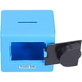 thumbnail image 4 of Caja de ahorro de dinero para niños, caja de seguridad de simulación azul con cerradura de combinación, cultiva hábitos sabios a través de una construcción de plástico fácil de usar y duradera,, 4 of 8