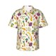 thumbnail image 1 of Fotbe Vegetable Camisa Hawaiana para Hombre Unisex – Camisa Casual de Verano con Botones de Manga Corta de Algodón y Lino,Small, 1 of 7
