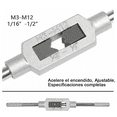 thumbnail image 3 of Kit De Machuelos Con Maneral Broca Tipo Matraca Ajustable Plata, 3 of 4