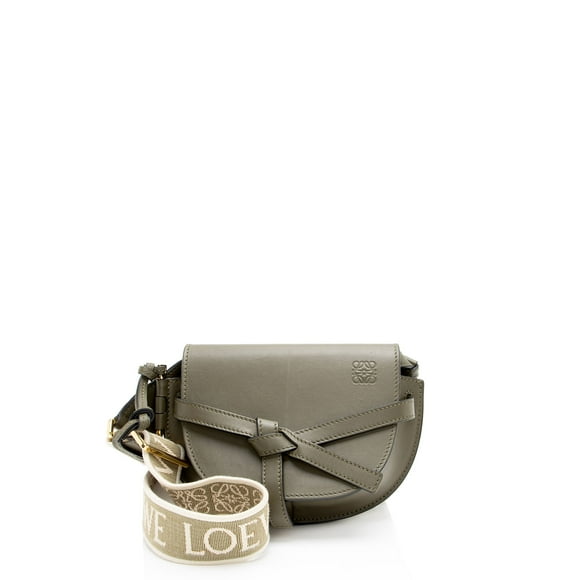Pre-Owned Loewe Calfskin Jacquard Gate Mini Crossbody