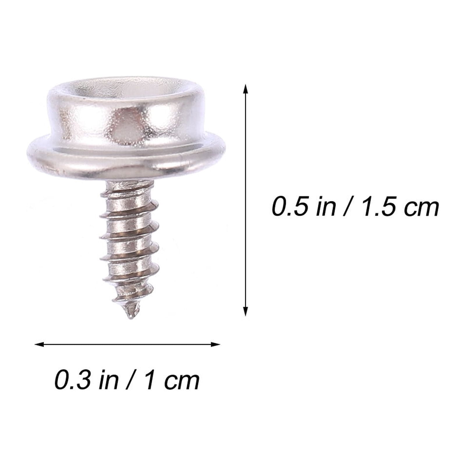 QUMONIN Stainless Steel Snap Button Kit for Canvas Tarp