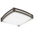 thumbnail image 2 of FMSSATL 13 14840 BN M4-Lithonia Lighting-Saturn - 12.56 Inch 16W LED Square Flush Mount, 2 of 2