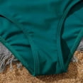 thumbnail image 5 of Ymyiu Bikini for Teens Girls Tankini Sets Rash Guard Bathing Set 3 Piece Bikini Swimsuit with Cover Up Beach Skirt Swimwear Size 8-9 Years (Dark Green,8-9 Years), 5 of 5