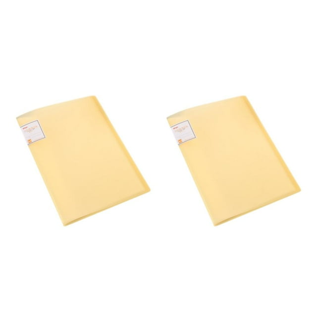 Thinsony Convenient And Practical Clear A3 Document Folder Widely Used A3 Presentation yellow 2Set