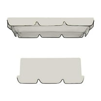 Wovilon Replacement Canopy, Swing Chair Canopy Replacement Swing Canopy Cover Waterproof Garden Swing Chair Canopy Cover for Outdoor Patio Garden Poolside Balcony