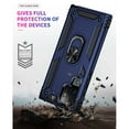thumbnail image 5 of Feishell Hybrid Armor Phone Case for Samsung Galaxy S25 Ultra,Military Grade Shockproof 360 Rotatable Metal Ring Holder Kickstand Support Magnetic Car Mount Dual Layer Protective Phone Cover,Blue, 5 of 7