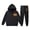 00#-Black211, variant on Kiijoy Halloween Tracksuit for Girls Pumpkin Graphic Hoodie Sweatpants Outfits, Sizes 2-13