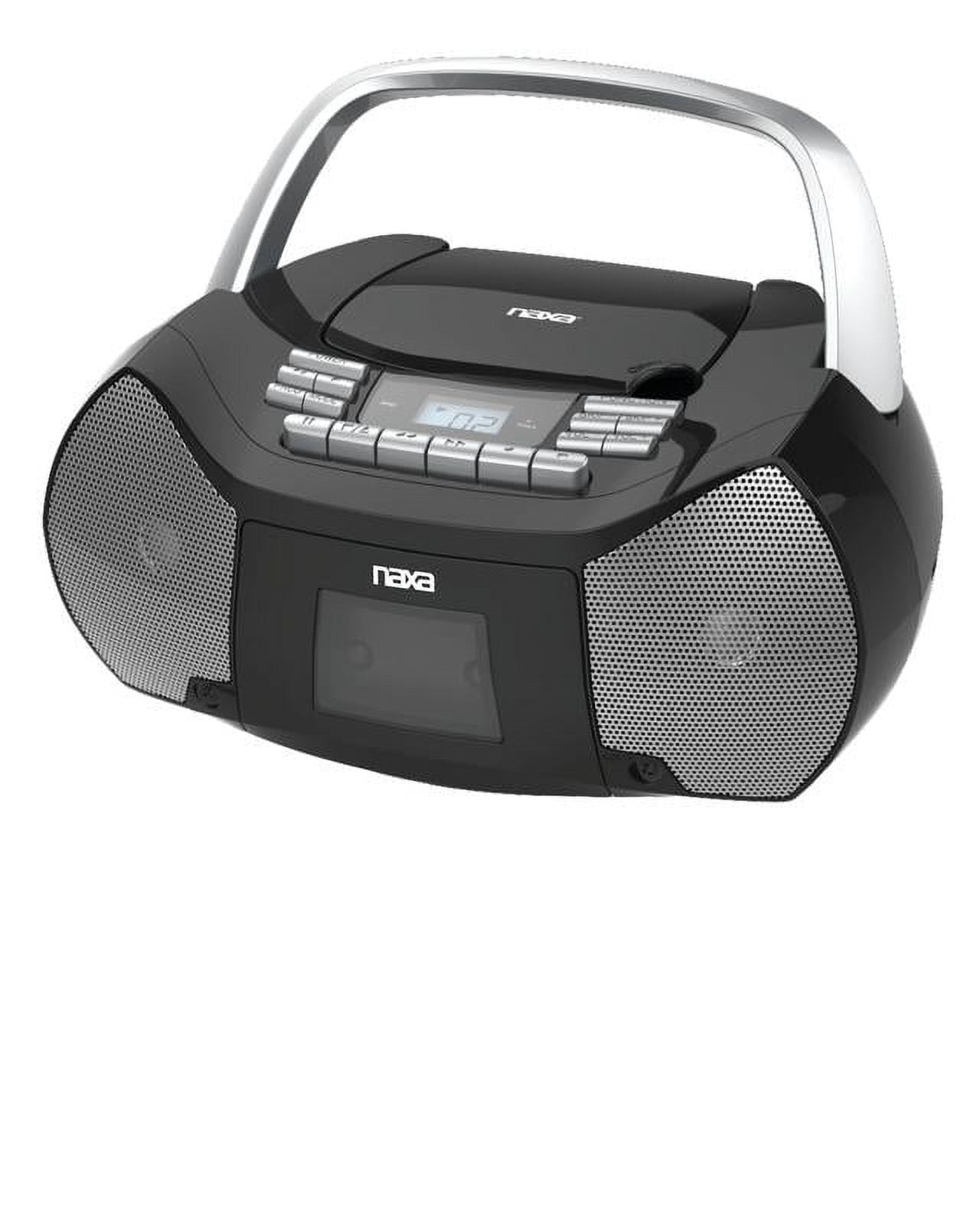 Jensen Portable Stereo AM/FM Radio, Bluetooth MP3 Boombox, CD-590