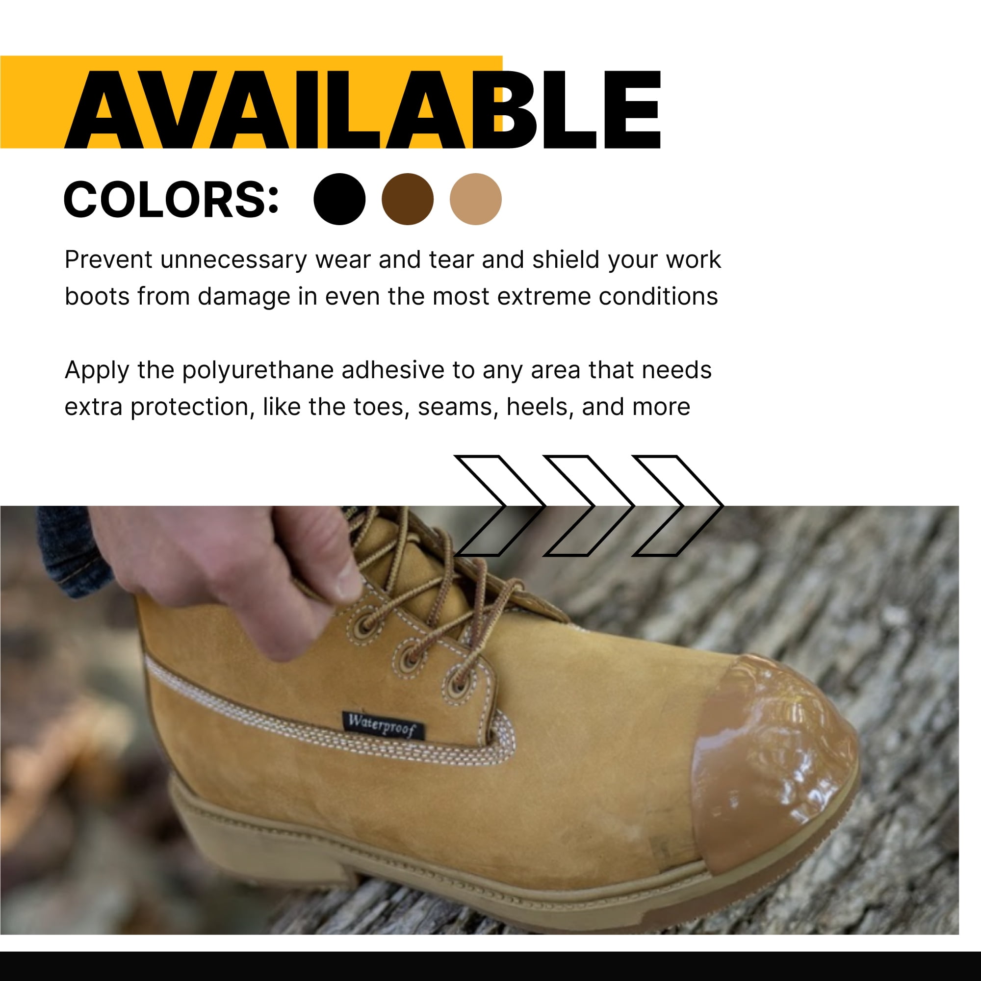 TUFF TOE Work Boot Toe Protection Repair