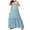 Blue, variant on TJAZFJPA Fit and Flare Dress Women 2025 Casual Loose Bohemian Floral Dress Long Maxi Summer Beach Swing Dress Wedding Guest Dress Womens Dresses Winter Sweetheart Neckline Dress