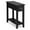Black, variant on Giantex Narrow End Table, Slim Side Table w/Drawer, ightstand Bedside Table for Small Spaces, (1, White)