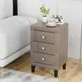 thumbnail image 2 of Giantex Wood End Side Table, Bedside Accent Sofa Nightstand for Small Space, Gray, 2 of 6