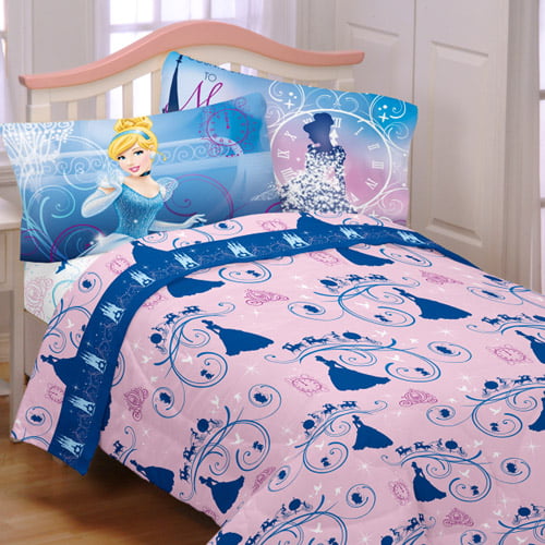 Disney Cinderella Secret Princess Sheet Set - Walmart.com