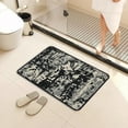 thumbnail image 5 of Oliegs Absorbent Nylon Bathroom Rug Bedroom Carpet With Stylish Color Block Design For Home, 5 of 5