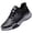 Black, variant on Mens Athletic Shoe Winter Warm Sneakers Plush Lined Casual Walking Shoes Travel Comfortable Running Sneaker Men Lace Up Trainers Brown 6