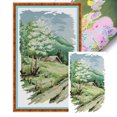 thumbnail image 1 of Hilo Algodón Bordado 14CT Impreso Estaciones Verano Punto Cruz 22x37cm, 1 of 9