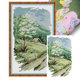 thumbnail image 1 of Hilo Algodón Bordado 14CT Impreso Estaciones Verano Punto Cruz 22x37cm, 1 of 9