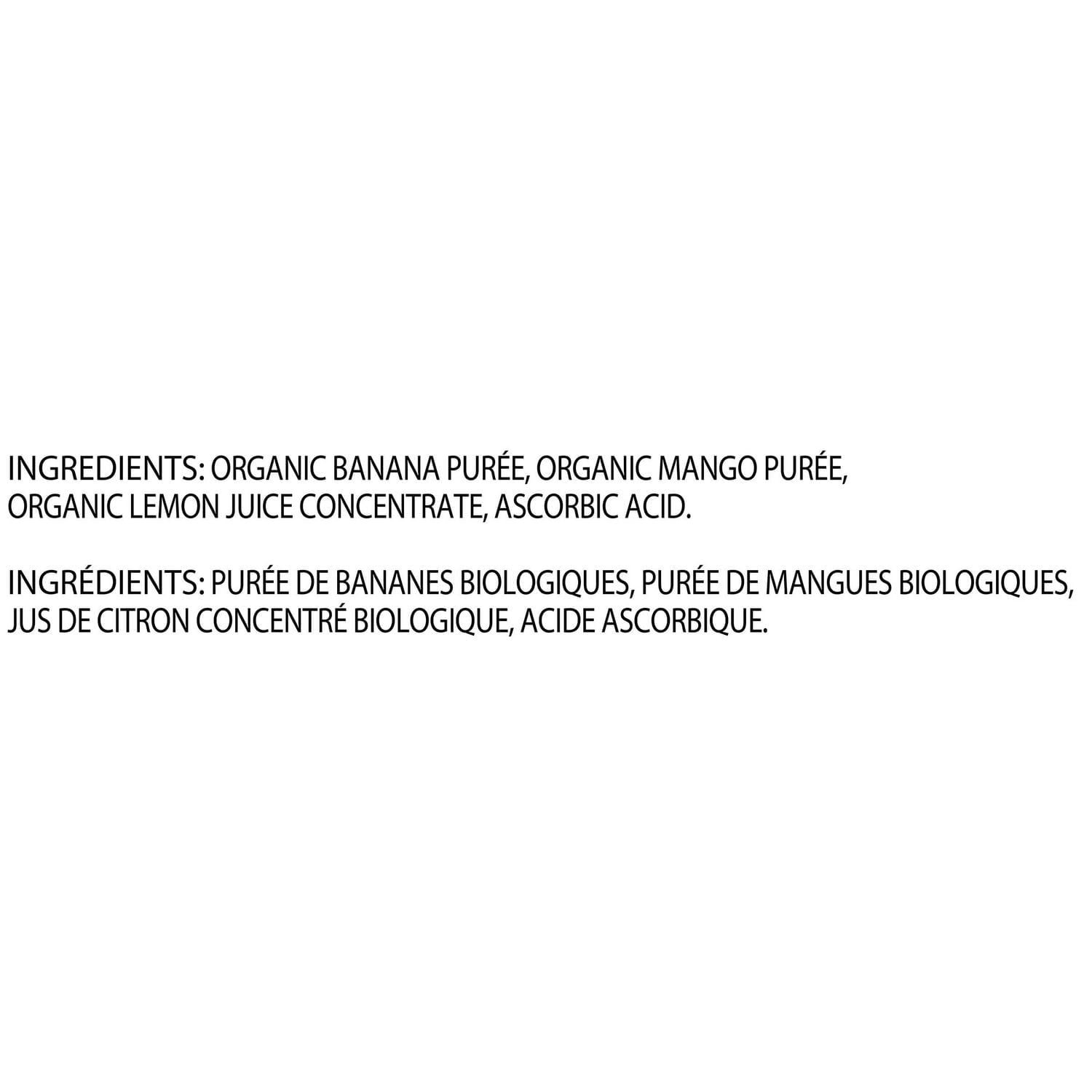 GERBER Organic Purée, Banana Mango, Baby Food