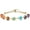 Non-customized, variant on 7 Chakra Bracelet Healing Crystal Stone Beads Ankle Bracelet Adjustable 14K Gold Plated Bracelet for Women Girls Women Girlfriend Birthday Gift Mom Gift
