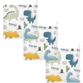 thumbnail image 7 of 5 PCS Childish Dinosaur Cactus Baby Muslin Washcloths, Cartoon Dino Soft Absorbent Face Towel Burp Cloths Cotton Bath Wipes Infant Wash Cloth for Newborn Boys Girls, 7 of 7