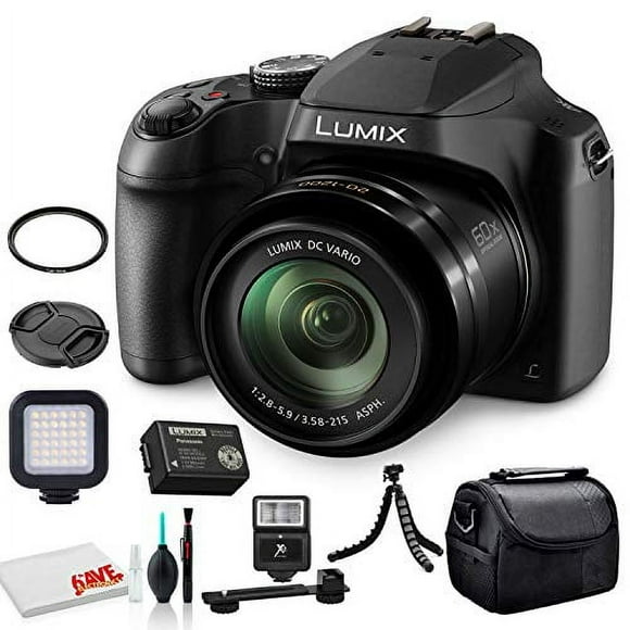Panasonic Lumix DC-FZ80 Digital Camera (DC-FZ80K) - Bundle -