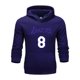 thumbnail image 3 of Sudadera con capucha con estampado de letras y números de LAKERS 8 para hombre, estilo hip hop, cuello redondo, para la calle, con bolsillo y forro polar, 3 of 5