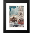 thumbnail image 2 of Takahashi Hiroaki 11x14 Black Modern Framed Museum Art Print Titled - The Yomei Gate at Nikko (circa 1929-1932), 2 of 5