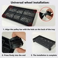 thumbnail image 4 of Support CPU, Support CPU sous Bureau Universel Pratique Supportant 30KG avec 4 Roulettes pour PC, 4 of 7