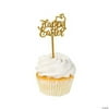Happy Easter Cupcake Picks, Easter, Party Supplies, 72 Pieces