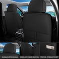 thumbnail image 5 of Front Seat Covers Fit for Toyota Crown 2023-2026, Premium Faux Leather Waterproof Breathable Anti‑Slip Seat Protectors, Black&Gray, 5 of 7
