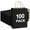 Black, variant on Gift Bags 8x4.25x10.5 100Pcs Brown Paper Gift Bags with Handles Bulk for Wedding, Party Favor, Grocery, Shopping, Retail, Merchandise Medium Kraft Paper Sacks