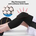 thumbnail image 4 of CSChome Stretch Knee Pad Sports Knee Pads - Honeycomb EVA Foam Breathable Stretch Cycling Compression Sleeve, 4 of 7
