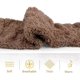 thumbnail image 2 of Calcetines peludos por encima de la rodilla, pantuflas de felpa, calentadores de piernas largos y peludos, calcetines para dormir en casa en invierno, 2 of 4