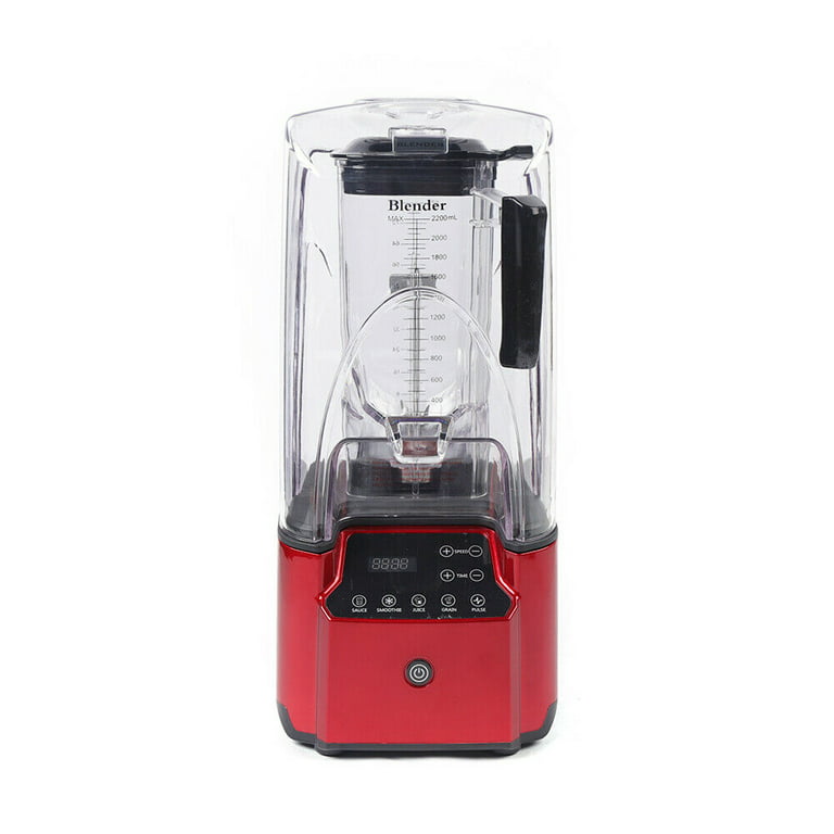 Professional Quiet Blender, Commercial Blender for Shakes and Smoothies  with Quiet Shield Sound Enclosure, Noise Reduction blenders for Kitchen  with