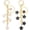 D, variant on Initial Flower Letter Keychain for Women Cute Alphabet Enamel Keyring Bag Charm Key W -