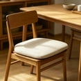 thumbnail image 5 of Leodye 1PCS Summer Flax Linen Horseshoe Chair Cushion, Strap Anti-slip Fixed Design, Soft Seat Pad for Household Dining Chair Daily Use -16.53x15.74in, 5 of 6
