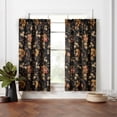 thumbnail image 4 of Waverly Felicite Noir Window Curtain Collection – Tier Pair - 100% Cotton Sateen - 60" X 36", 4 of 5