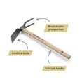 thumbnail image 5 of Kings County Tools 18” Garden Hoe & Cultivator – Dual-Sided Hand Tiller Tool with Wood Handle, 5 of 7
