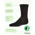 thumbnail image 3 of MeMoi Kids' Basic Cotton Blend Crew Socks, 10, Black, 3 of 12