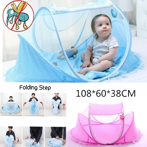 Children Tent Baby Bed Mosquito Net Portable Foldable Newborn Sleep Travel Bed 