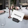 thumbnail image 6 of koolsoo Place Card Holder Picture Holder Name Tag Photo Card Display Stand for Banquet Wedding Reception Birthday Cafe Meeting Large Semicircle, 6 of 8